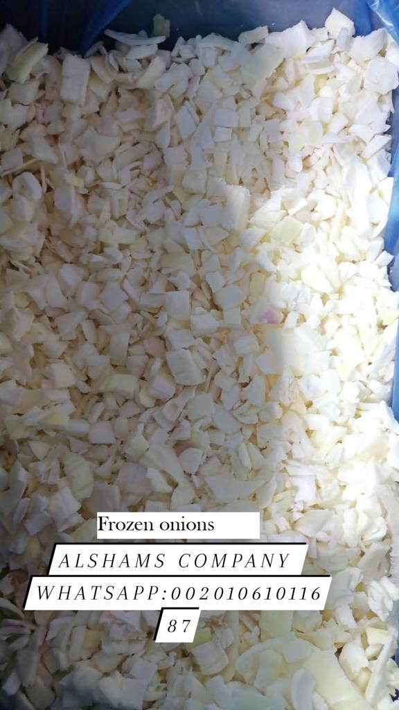 Product image - frozen onion  from Egypt ready to be exported to your destination with high quality.
packing : 10 kg cartons 
For more information contact me
Mrs.Shimaa Mady
Salesdep              Tel&Whatsapp:00201061011687
